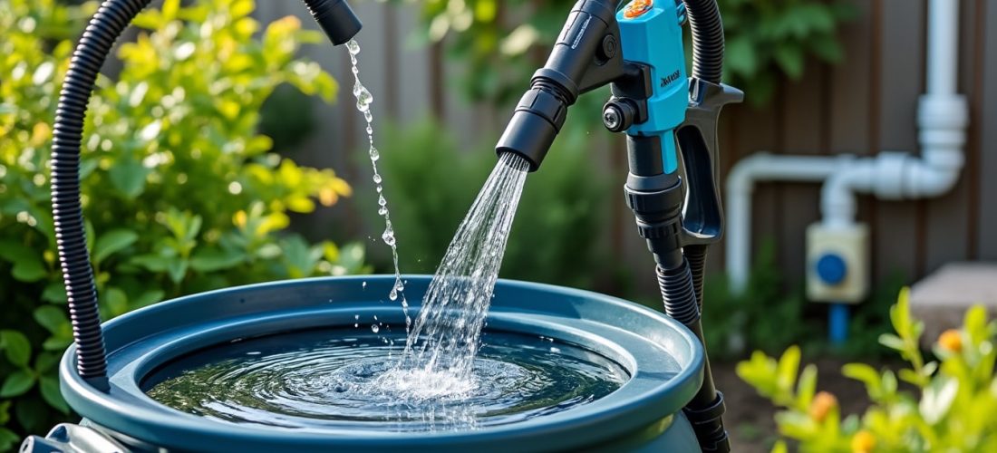 découvrez comment aspirer efficacement l'eau d'un récupérateur avec un nettoyeur haute pression, en explorant le kit adapté et ses limites pour un usage optimal.