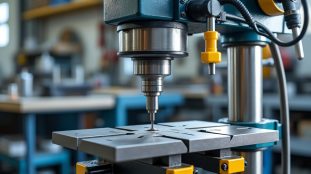 découvrez comment la course de broche et la hauteur sous mandrin déterminent les dimensions maximales des pièces qu’une perceuse à colonne peut usiner.